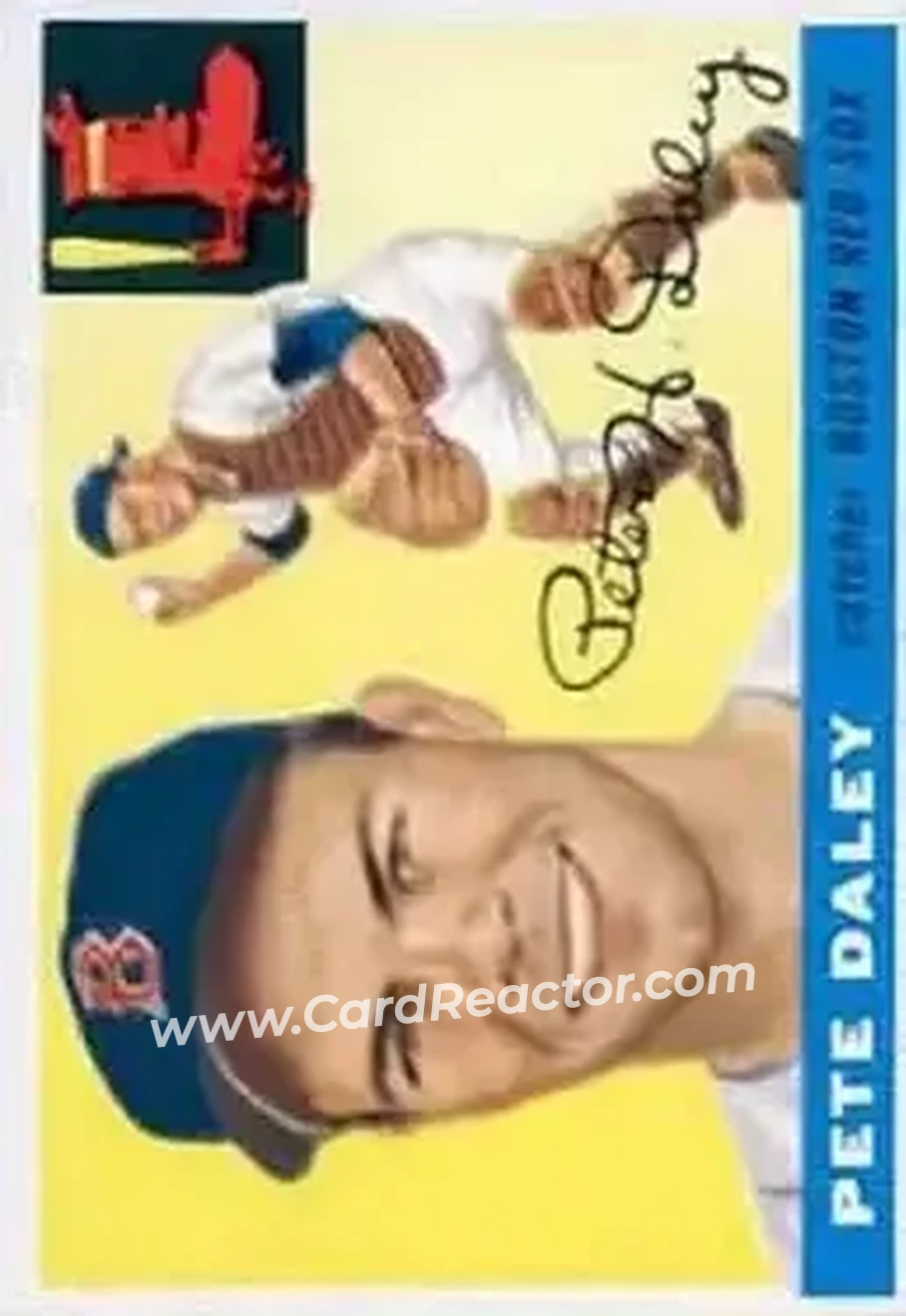 1955 Topps #206 - Pete Daley - Boston Red Sox - Front