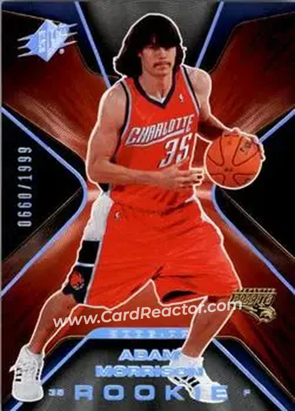 2006-07 SPx #101 - Adam Morrison - Charlotte Bobcats - Front