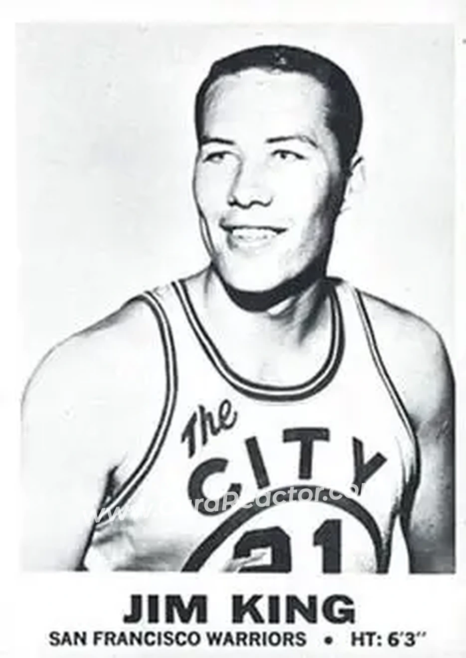 1968-69 Topps Test #14 - Jim King - San Francisco Warriors - Front