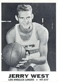 1968-69 Topps Test #19 - Jerry West - Los Angeles Lakers