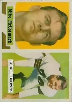 1957 Topps #3 Mike McCormack