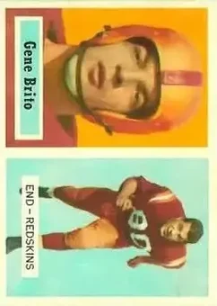 1957 Topps #48 - Gene Brito - Washington Redskins