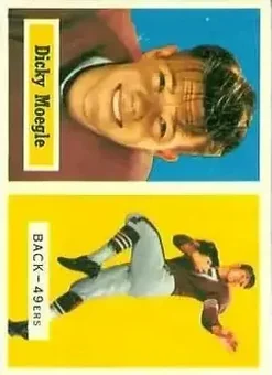 1957 Topps #116 - Dick Moegle - San Francisco 49ers