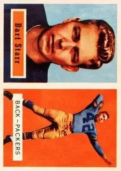 1957 Topps #119 - Bart Starr - Green Bay Packers