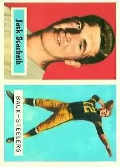 1957 Topps #126 - Jack Scarbath - Pittsburgh Steelers