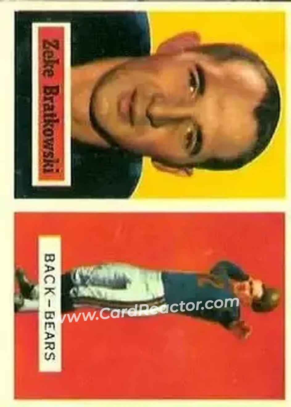 1957 Topps #140 - Zeke Bratkowski - Chicago Bears - Front