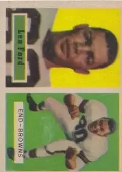 1957 Topps #147 - Len Ford - Cleveland Browns
