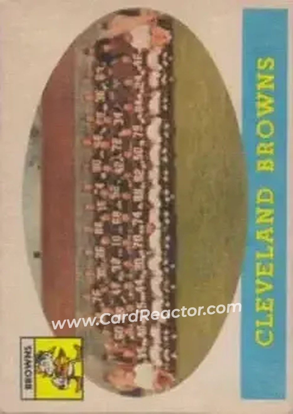 1958 Topps #9 - Card #9 - Cleveland Browns - Front