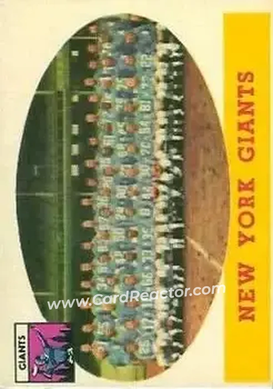 1958 Topps #61 - Card #61 - New York Giants - Front