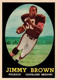 1958 Topps #62 Jimmy Brown
