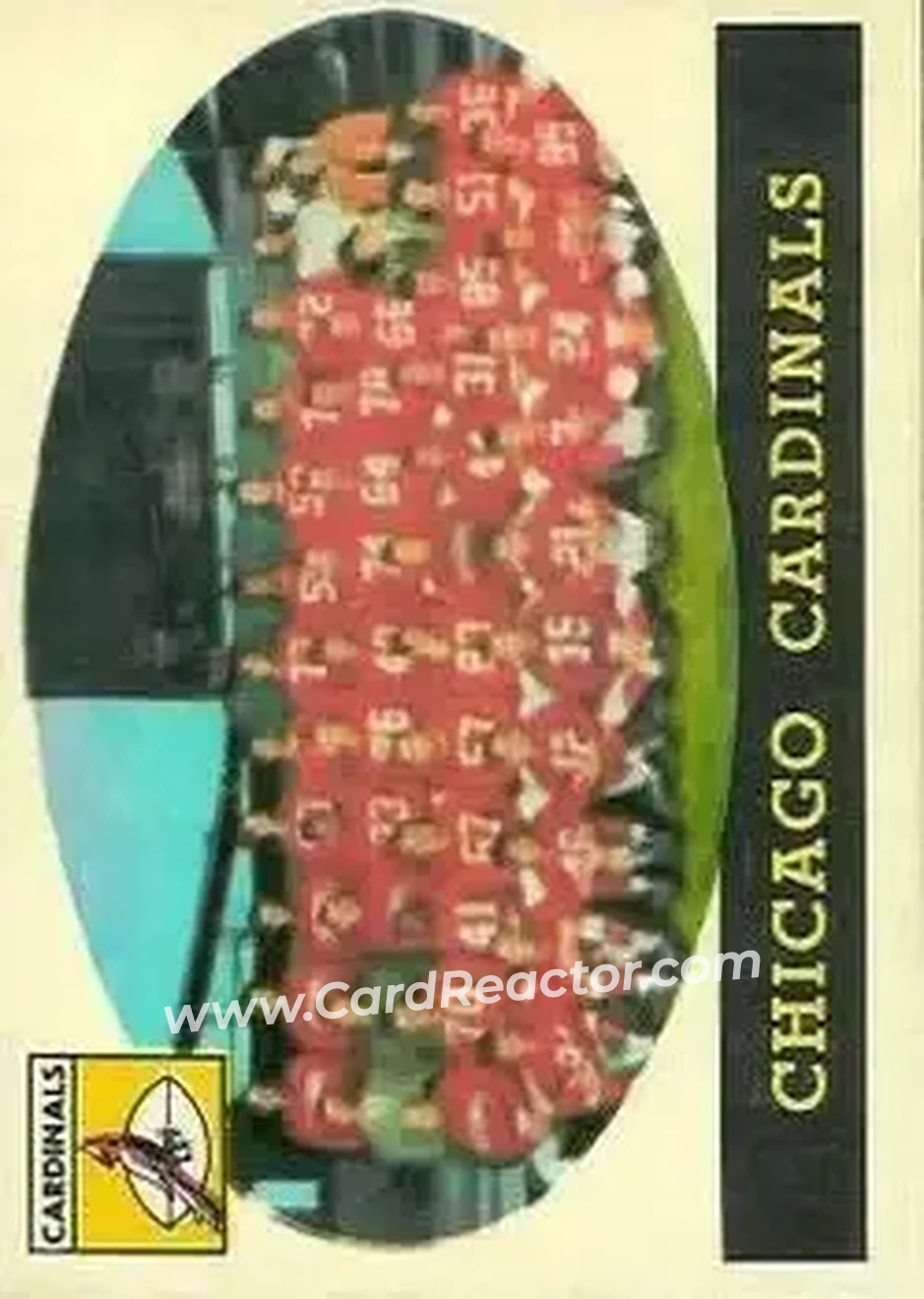 1958 Topps #69 - Card #69 - Chicago Cardinals - Front