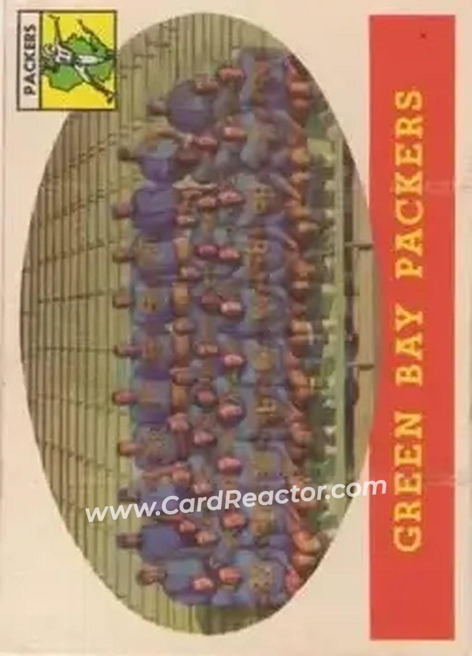 1958 Topps #96 - Card #96 - Green Bay Packers - Front