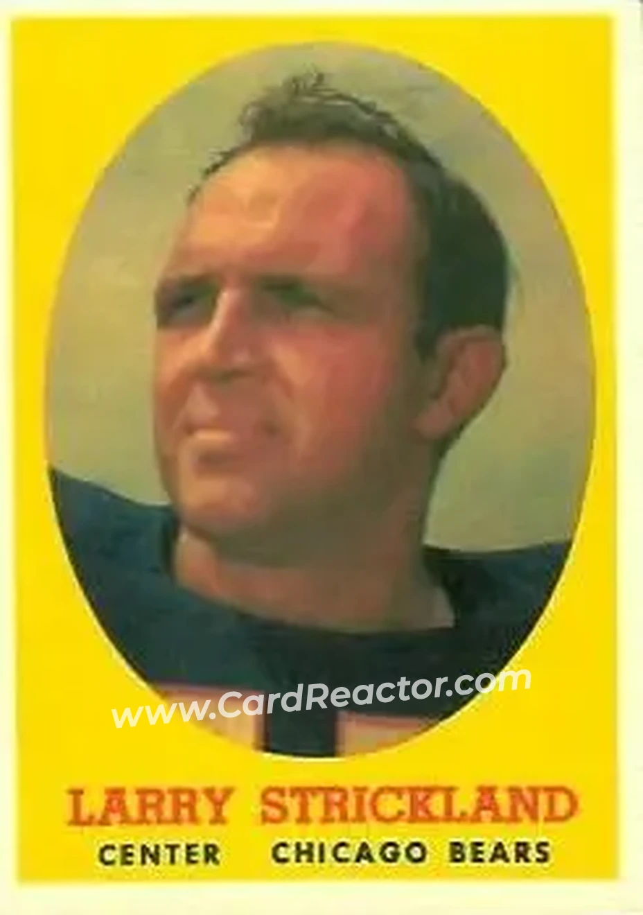 1958 Topps #99 - Larry Strickland - Chicago Bears - Front
