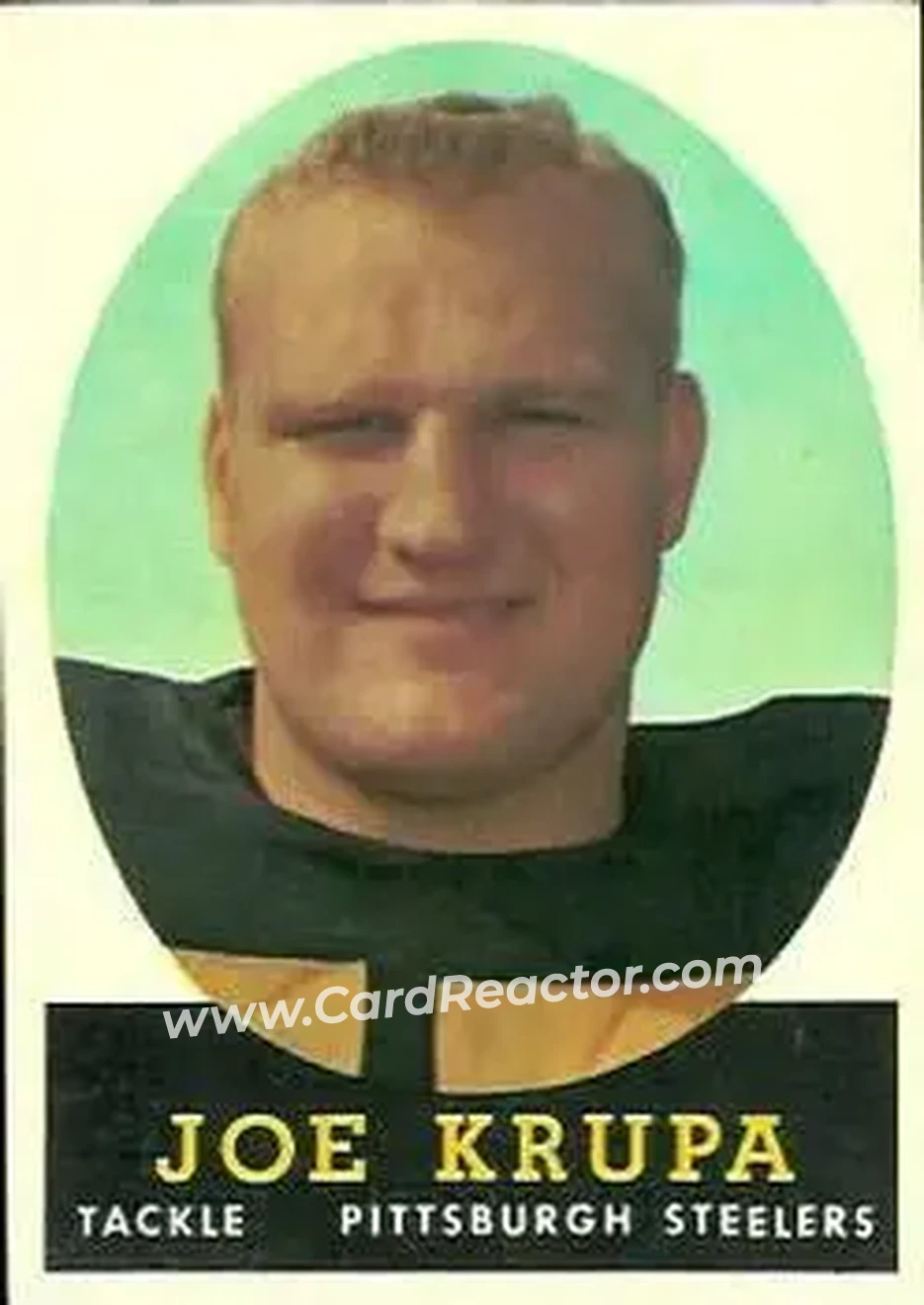 1958 Topps #104 - Joe Krupa - Pittsburgh Steelers - Front