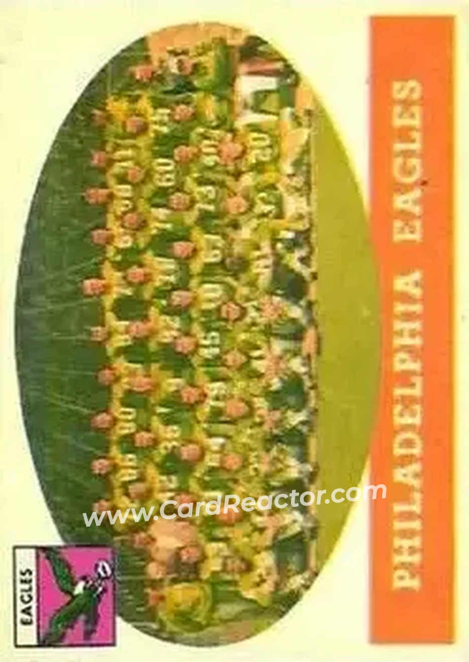 1958 Topps #109 - Card #109 - Philadelphia Eagles - Front