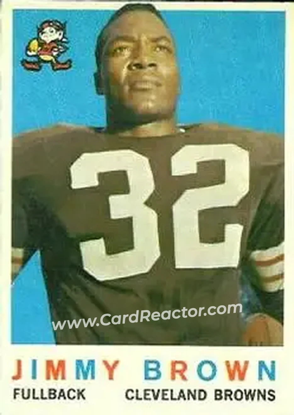 1959 Topps #10 - Jimmy Brown - Cleveland Browns - Front