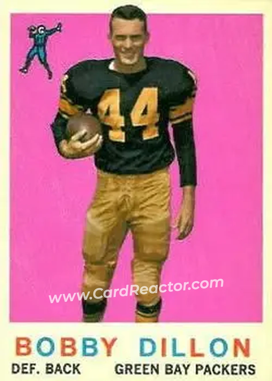 1959 Topps #12 - Bobby Dillon - Green Bay Packers - Front
