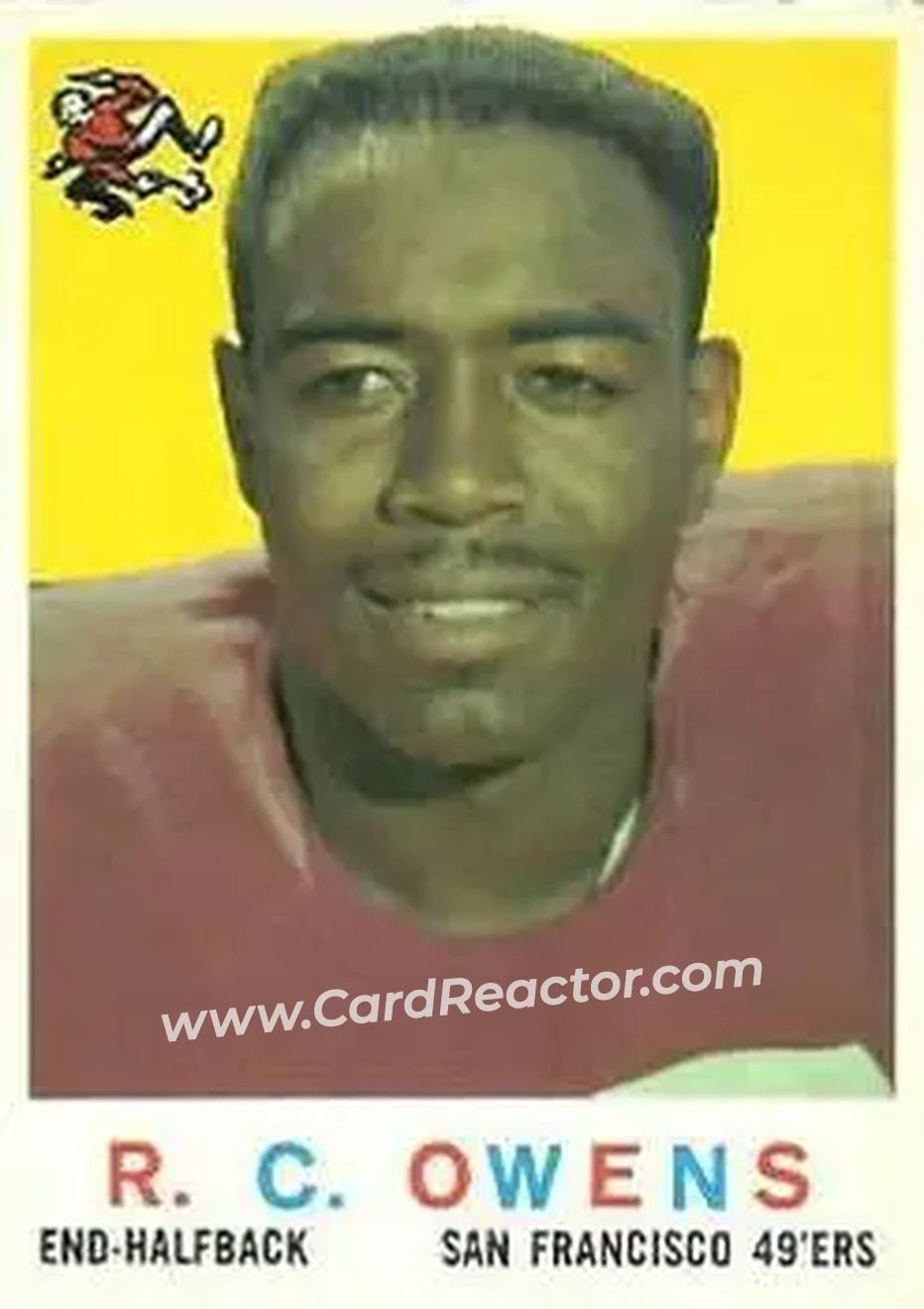 1959 Topps #33 - R.C. Owens - San Francisco 49ers - Front