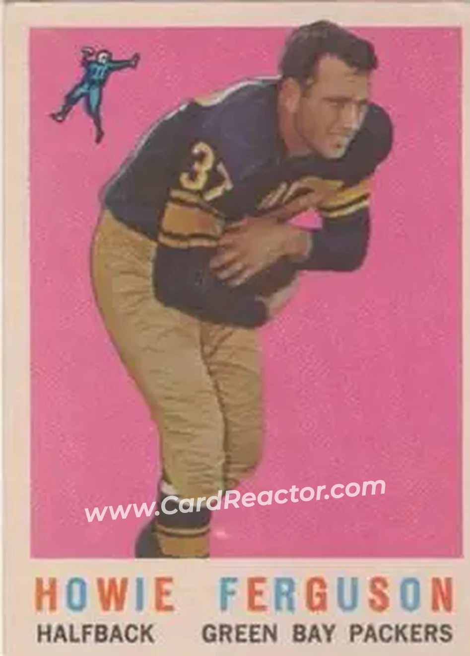 1959 Topps #56 - Howie Ferguson - Green Bay Packers - Front