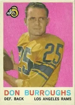 1959 Topps #59 Don Burroughs