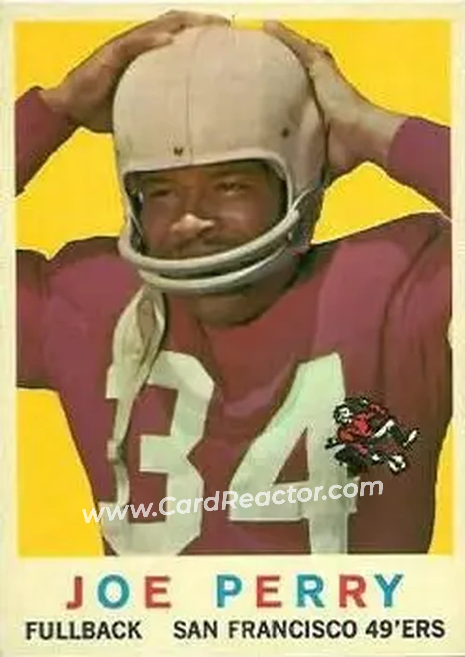 1959 Topps #80 - Joe Perry - San Francisco 49ers - Front