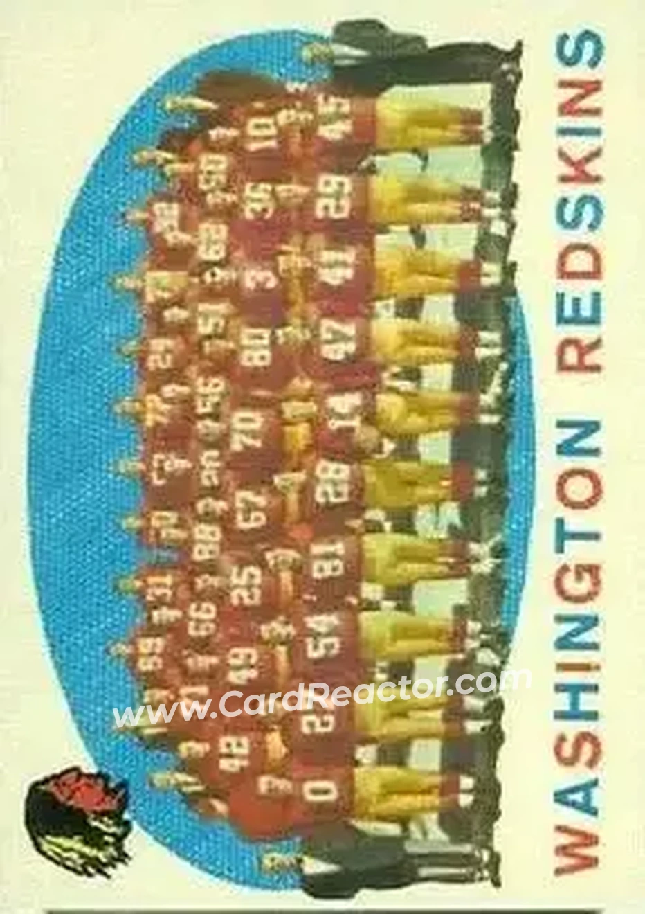 1959 Topps #91 - Card #91 - Washington Redskins - Front