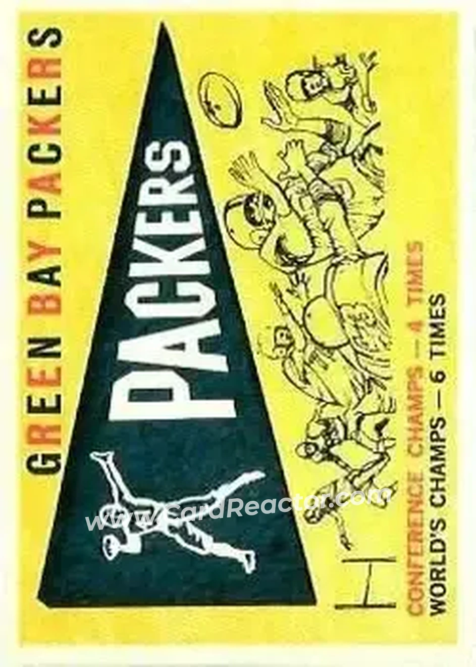 1959 Topps #98 - Card #98 - Green Bay Packers - Front