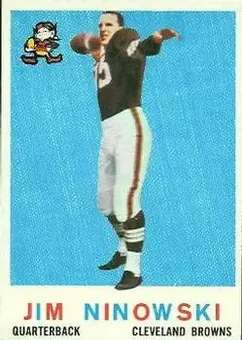 1959 Topps #125 - Jim Ninowski - Cleveland Browns