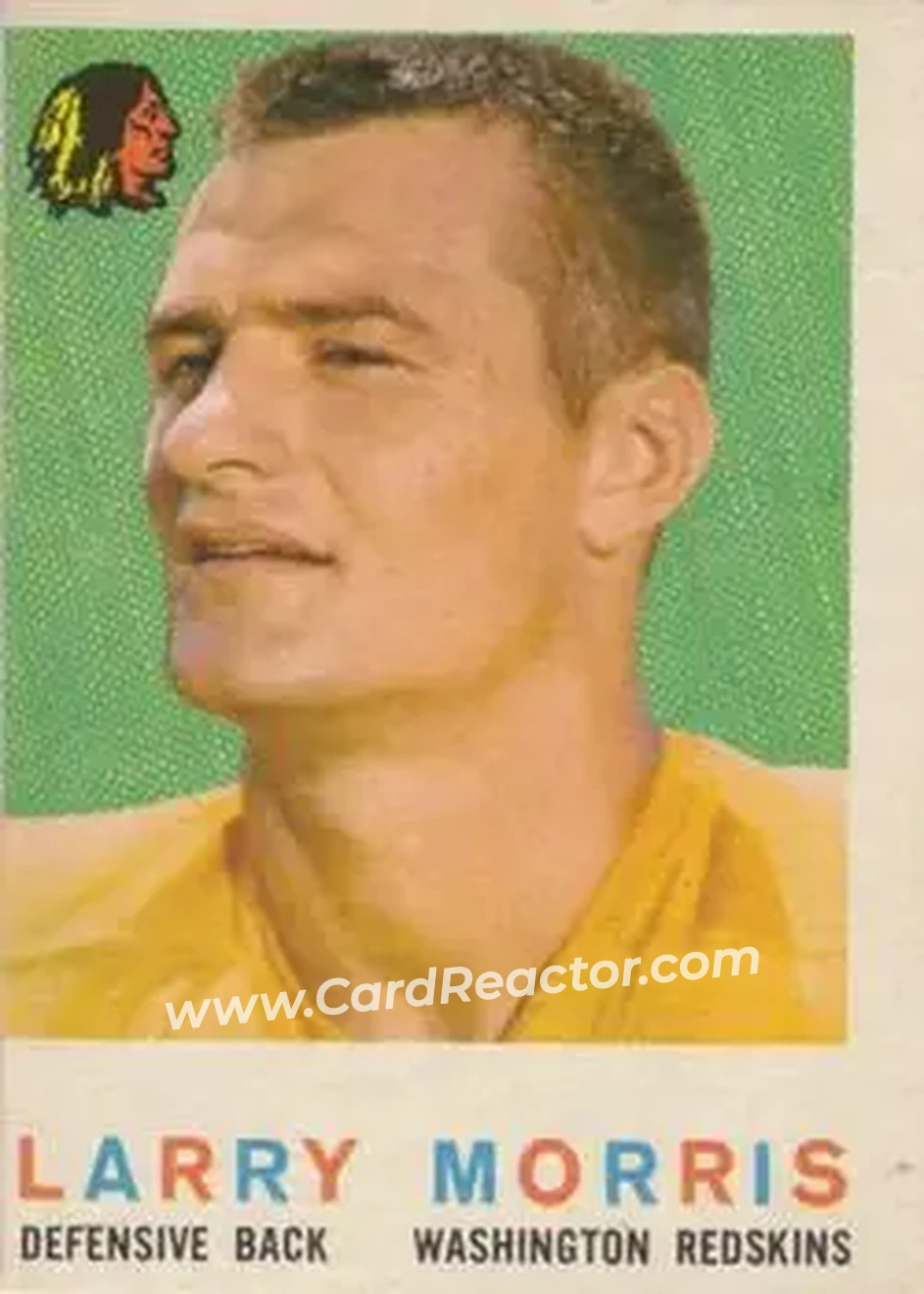 1959 Topps #141 - Larry Morris - Washington Redskins - Front