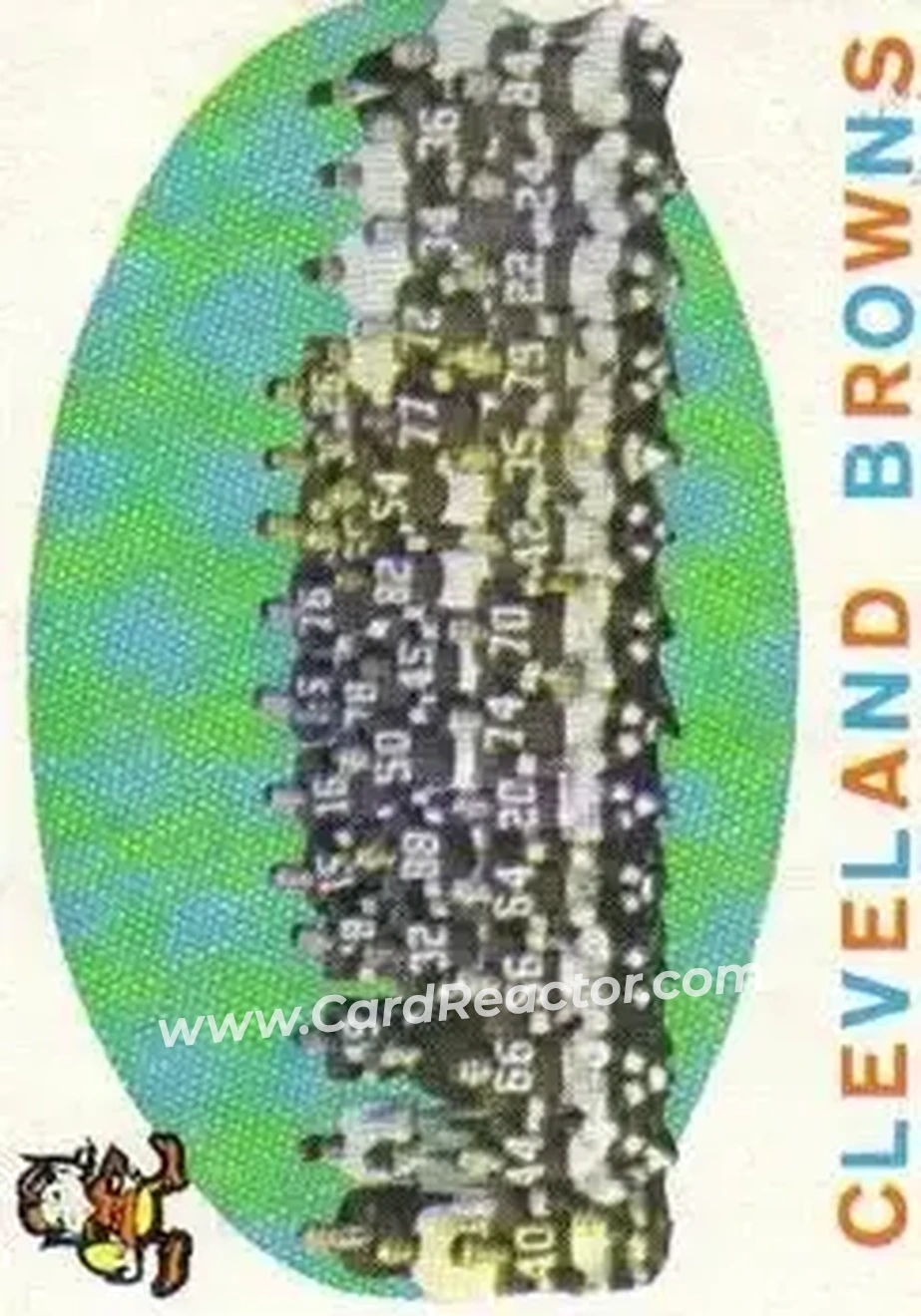 1959 Topps #161 - Card #161 - Cleveland Browns - Front