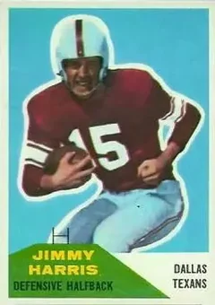 1960 Fleer #94 - Jimmy Harris - Dallas Texans