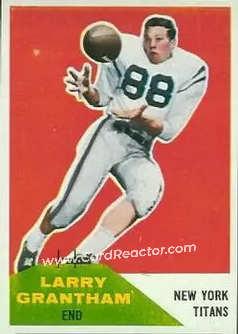 1960 Fleer #98 - Larry Grantham - New York Titans - Front