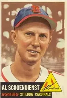 1953 Topps #78 - Al Schoendienst - St. Louis Cardinals