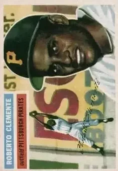1956 Topps #33b - Bob Clemente - Pittsburgh Pirates