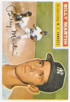 1956 Topps #181 - Billy Martin - New York Yankees