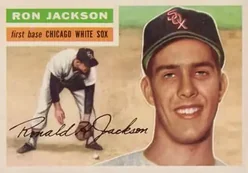 1956 Topps #186 - Ron Jackson - Chicago White Sox