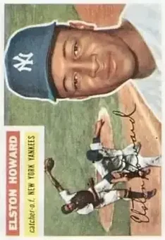 1956 Topps #208 - Elston Howard - New York Yankees