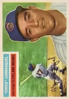 1956 Topps #230 - Chico Carrasquel - Cleveland Indians