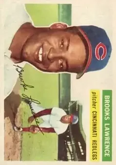 1956 Topps #305 - Brooks Lawrence - Cincinnati Redlegs