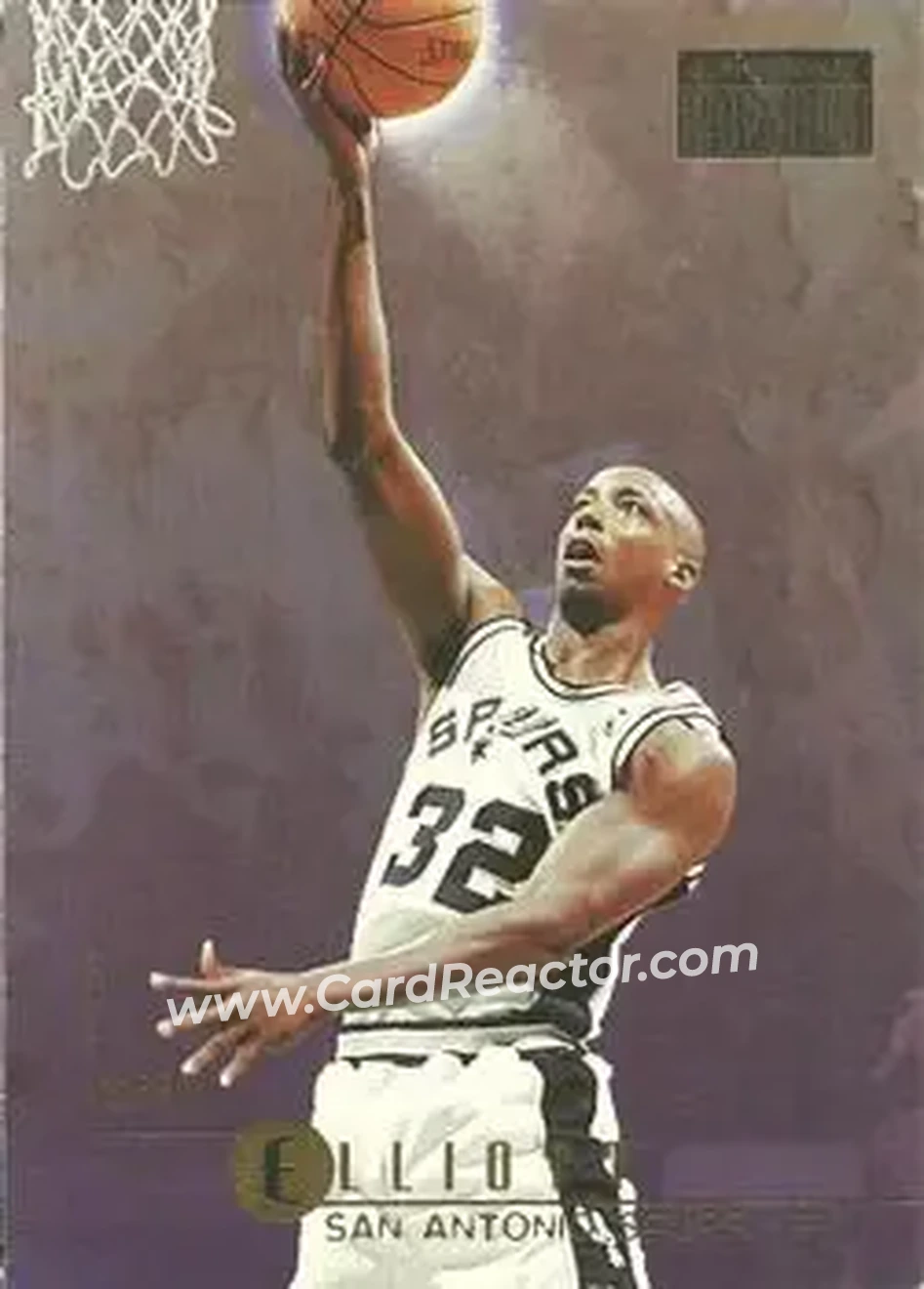 1996-97 SkyBox Premium #104 - Sean Elliott - San Antonio Spurs - Front
