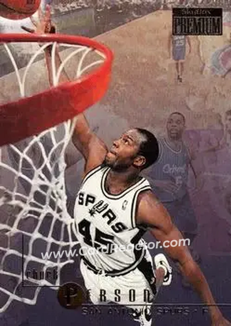 1996-97 SkyBox Premium #106 - Chuck Person - San Antonio Spurs - Front