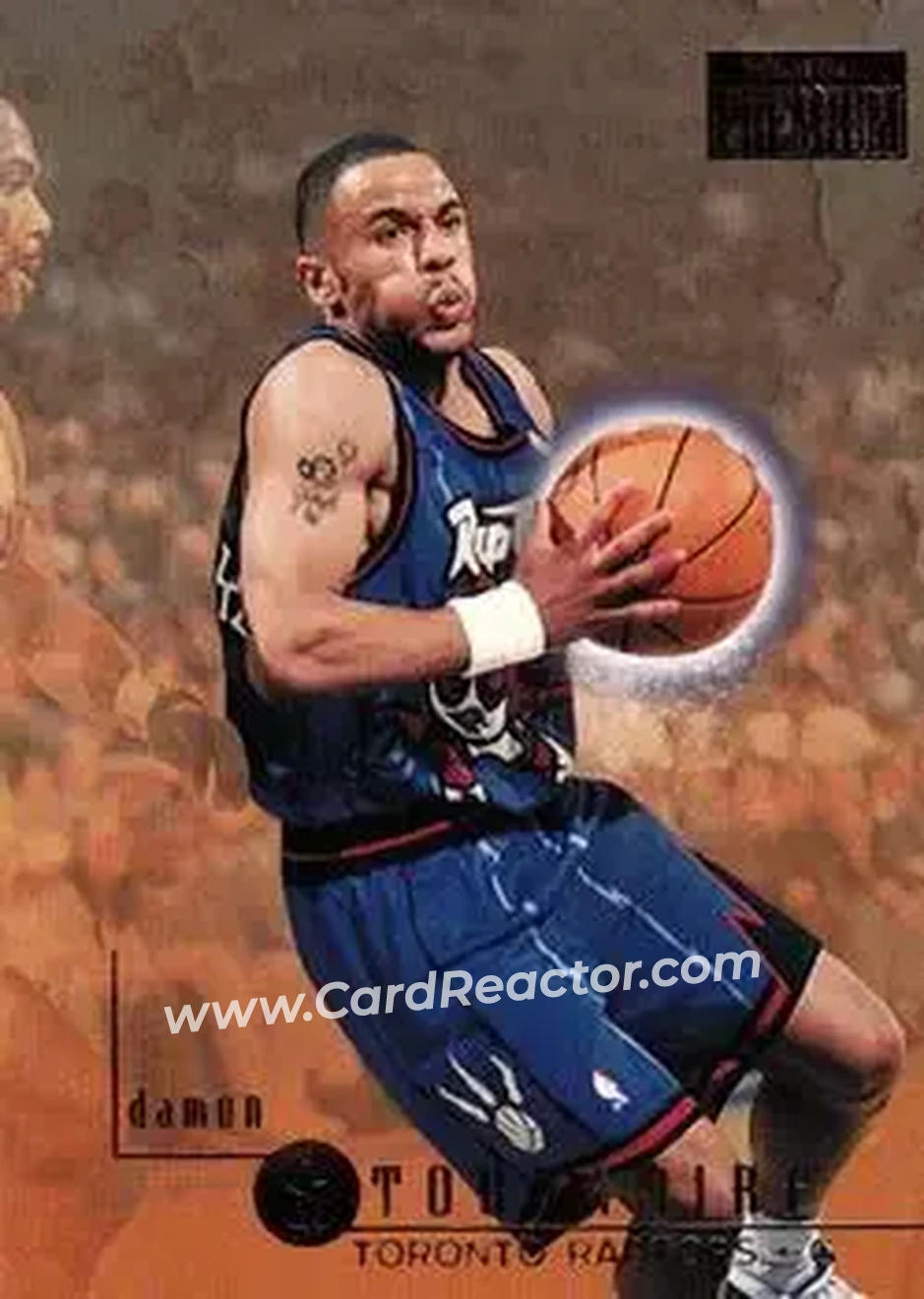 1996-97 SkyBox Premium #115 - Damon Stoudamire - Toronto Raptors - Front