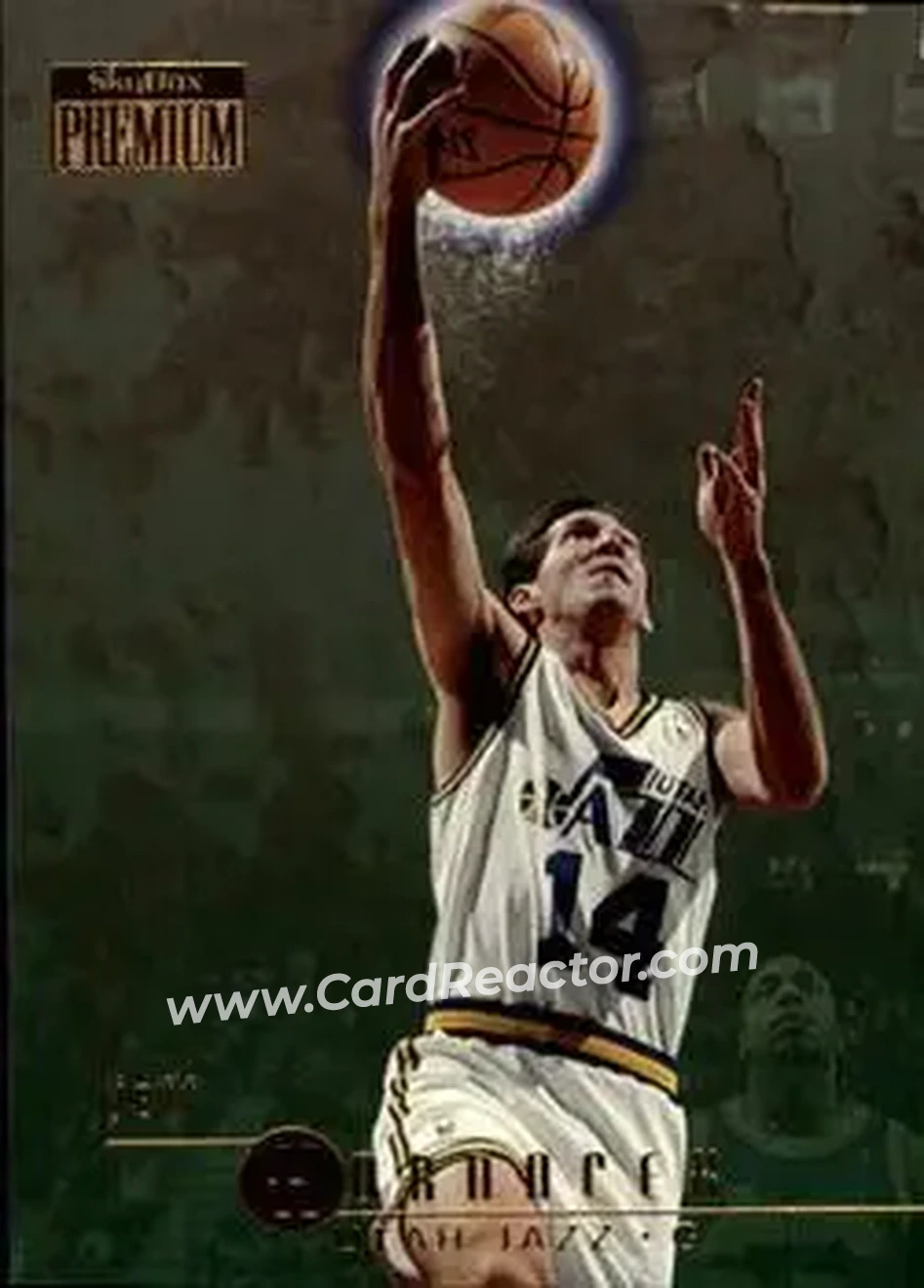 1996-97 SkyBox Premium #118 - Jeff Hornacek - Utah Jazz - Front