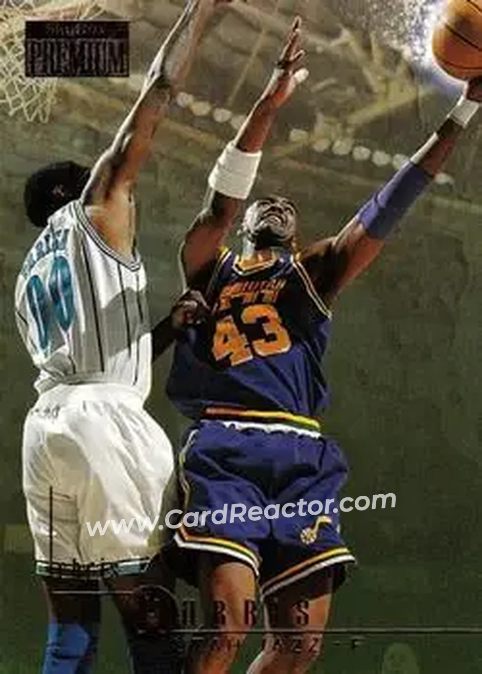 1996-97 SkyBox Premium #120 - Chris Morris - Utah Jazz - Front