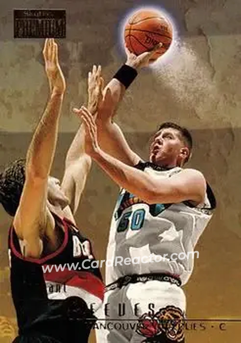 1996-97 SkyBox Premium #124 - Bryant Reeves - Vancouver Grizzlies - Front