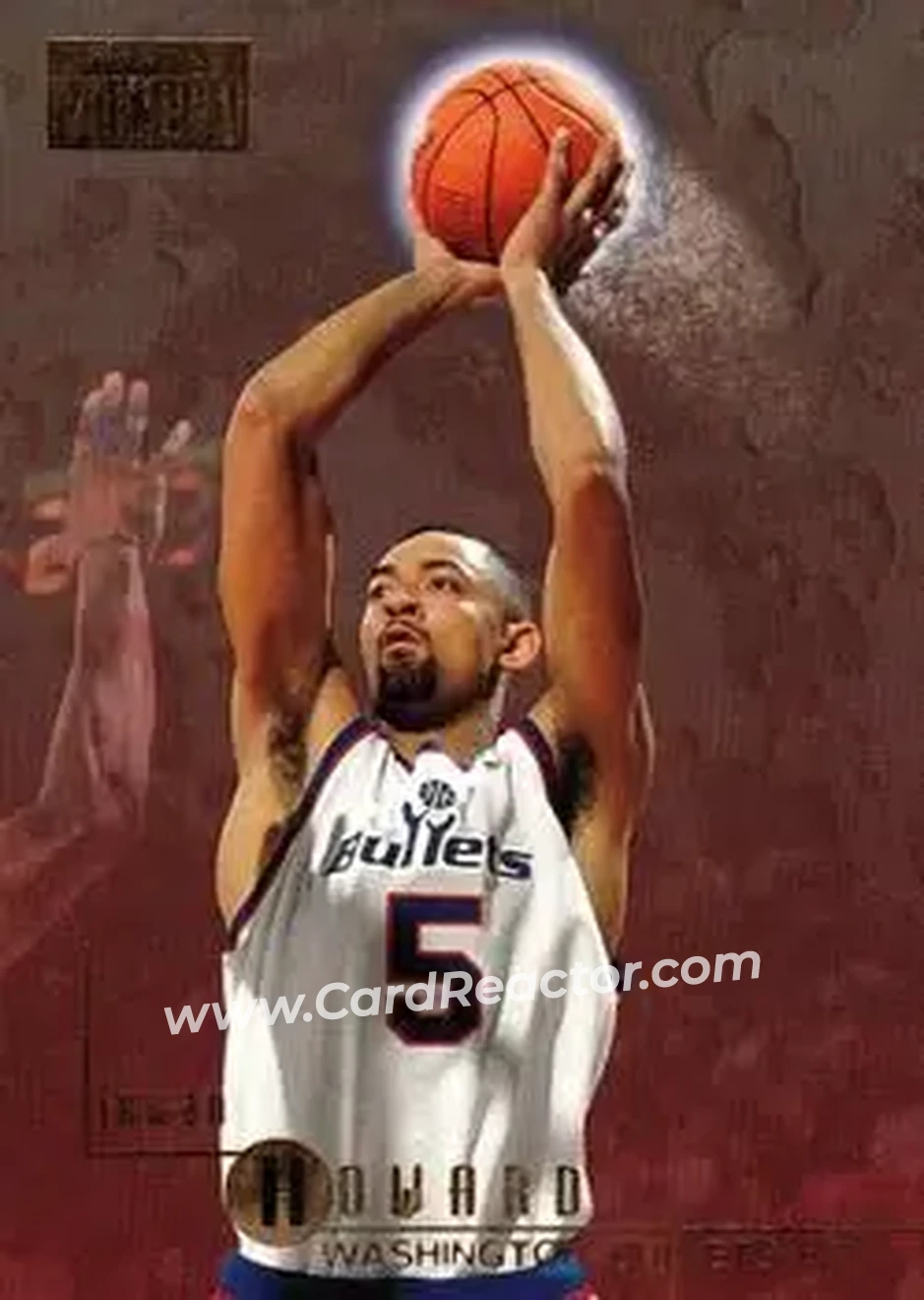 1996-97 SkyBox Premium #127 - Juwan Howard - Washington Bullets - Front