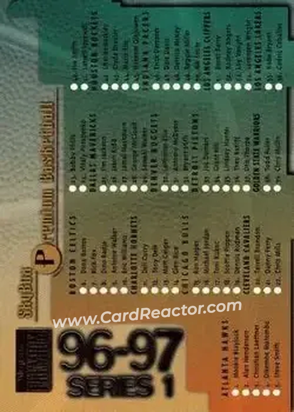 1996-97 SkyBox Premium #130 - Card #130 - Front