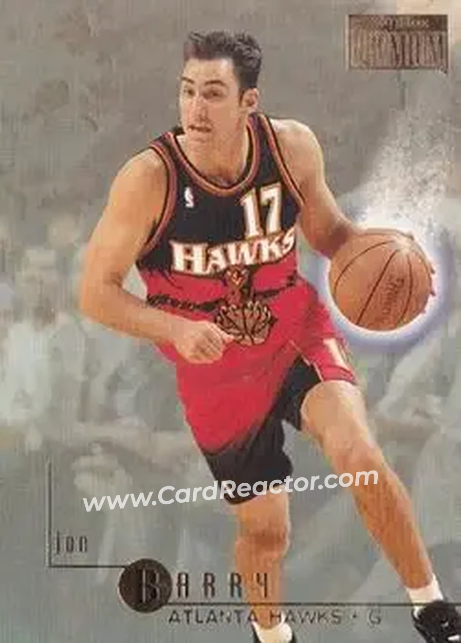 1996-97 SkyBox Premium #132 - Jon Barry - Atlanta Hawks - Front 1996-97 SkyBox Premium #132 - Jon Barry - Atlanta Hawks - Front