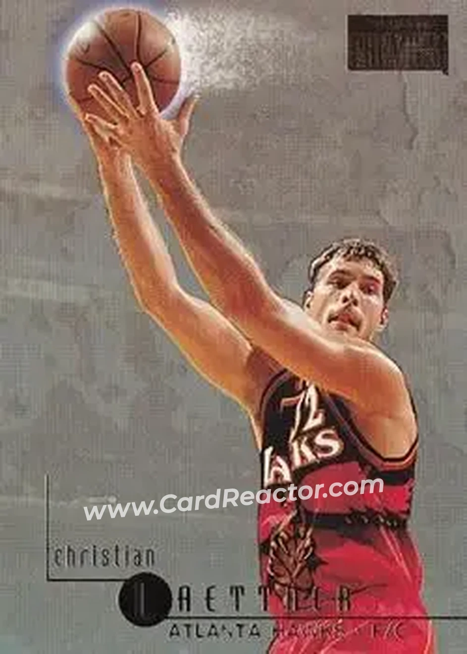 1996-97 SkyBox Premium #133 - Christian Laettner - Atlanta Hawks - Front