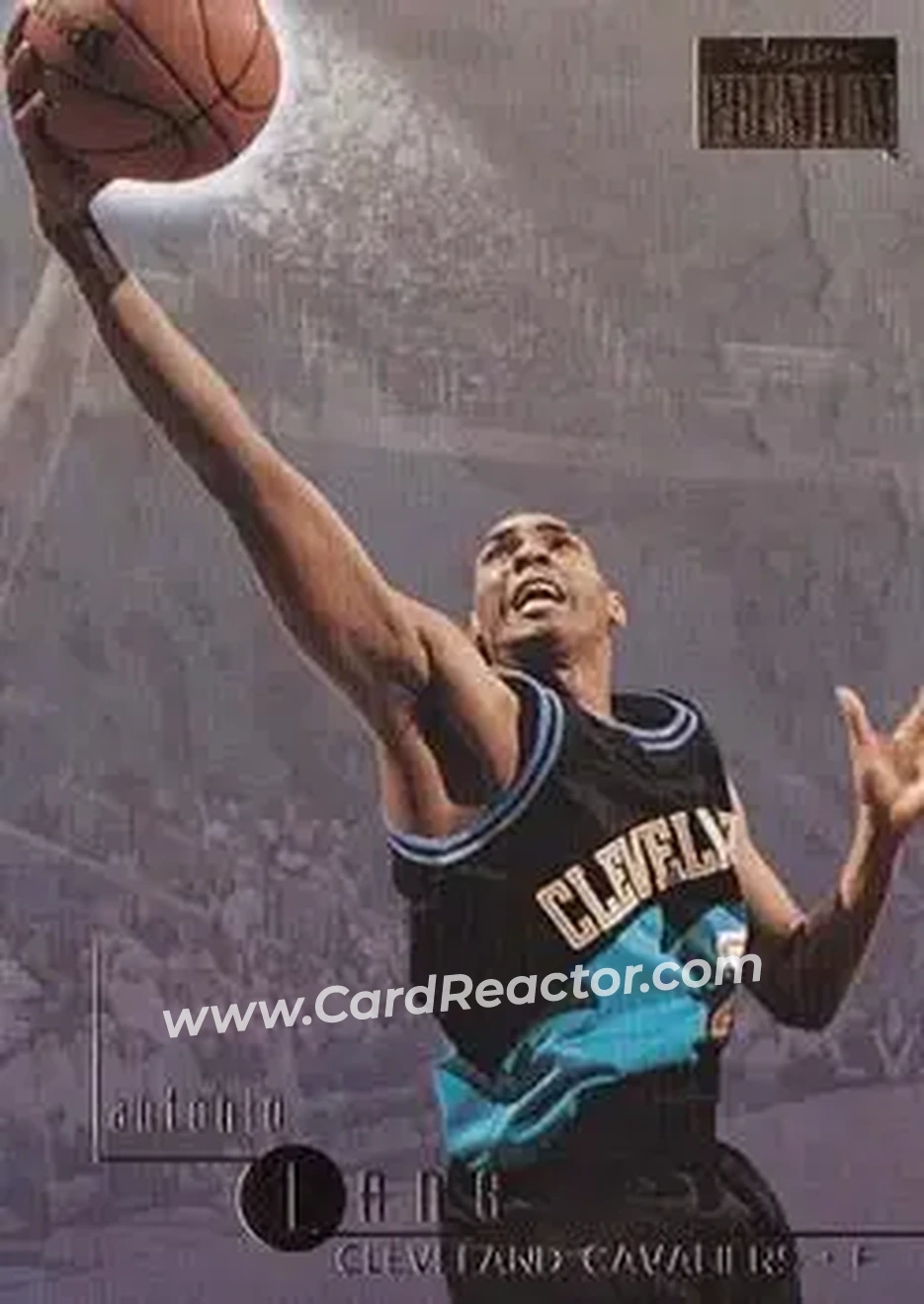 1996-97 SkyBox Premium #144 - Antonio Lang - Cleveland Cavaliers - Front
